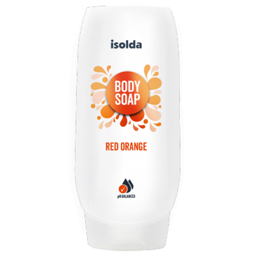 Obrazek ISOLDA Czerwone mydło do ciała 550 ml, CLICK&amp;GO!