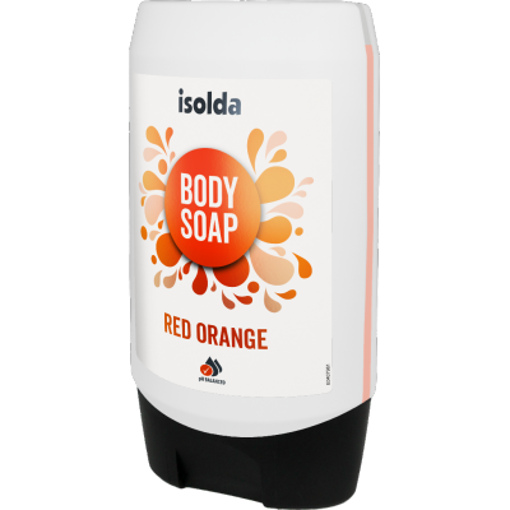 Obrazek ISOLDA Red orange body soap 350 ml, CLICK&GO!